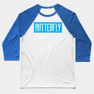 Butterfly, swimming design Baseball T-Shirt